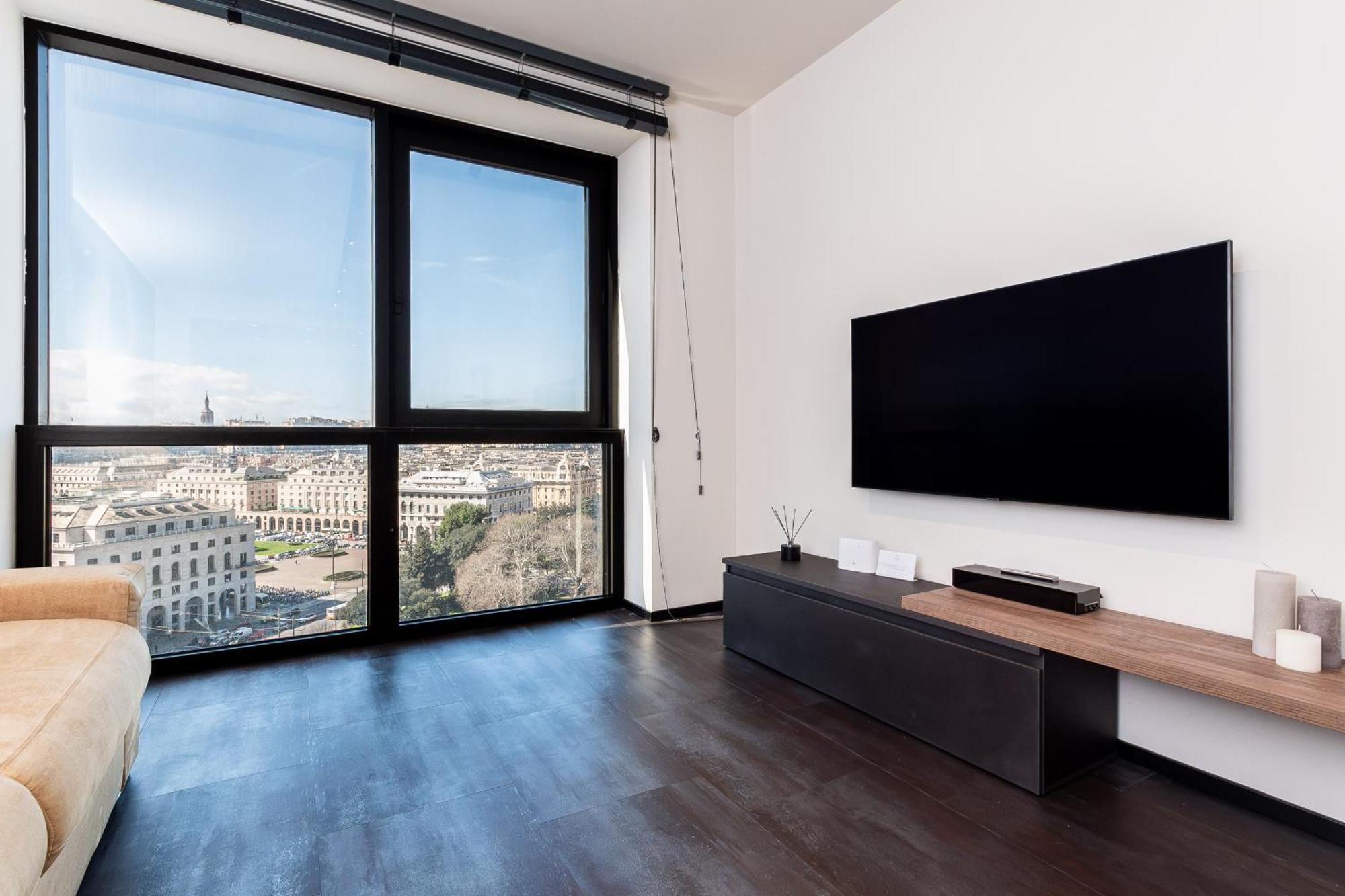 Free Parking In Luxury With View - Steps To Brignole Train Station Apartment Genua